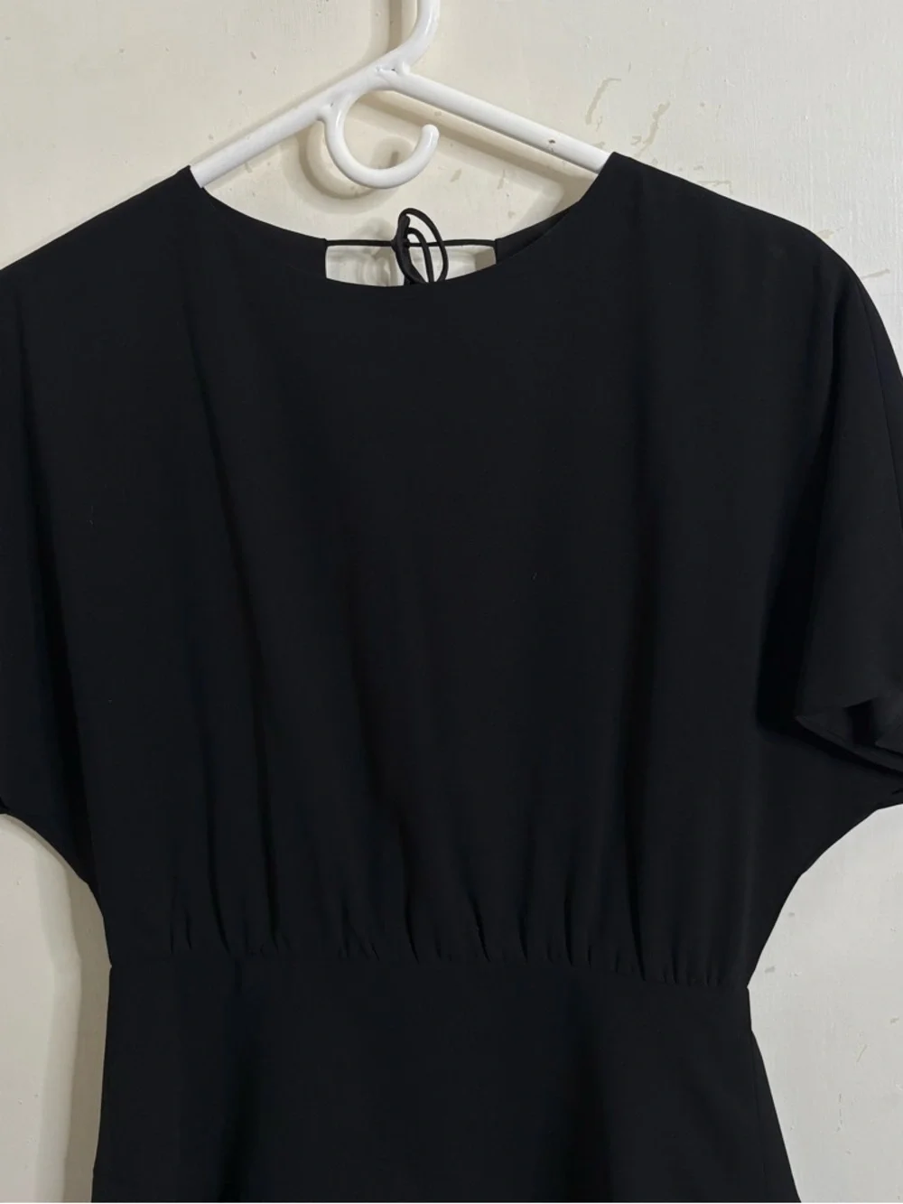 Alice + Olivia Black Mini Dress with Layered Ruffle Skirt - Picture 6 of 14